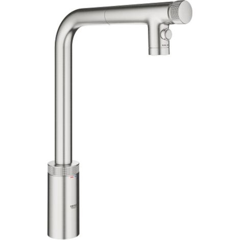 GROHE 31889DC0 Minta SmartControl Miscelatore per lavello con doccetta - Cromo Spazzolato (1/2)