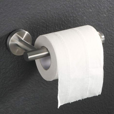 Porte-Papier Toilette, Porte Rouleau Papier Toilette en Acier Inoxydable SUS304, Porte-Papier Toilette pour Salle de Bain et Cuisine (1/5)