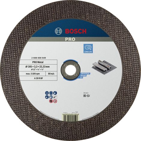 Bosch Accessories 2608600649 Trennscheibe gerade 300 mm 1 St. Metall