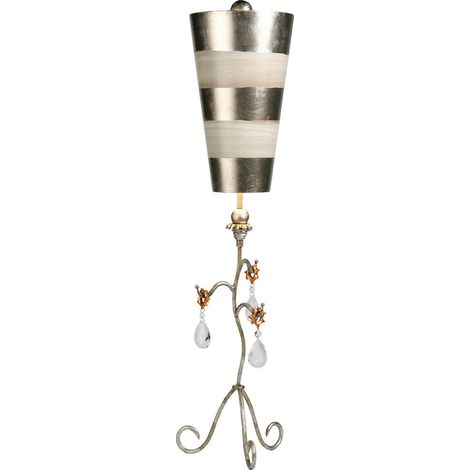 Elstead Tivoli - 1 lampe de table lumineuse argent, crème, E27 (1/5)