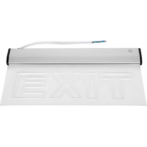 Voyant de sécurité de sortie de secours, LED 3 W, AC220V, PMMA, 350 x 180 mm / 13,78 x 7,09 pouces (1/5)