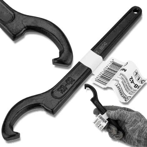 Chiave a gancio radiale FORCEKRAFT 38-42 mm Cr-Mo (1/5)