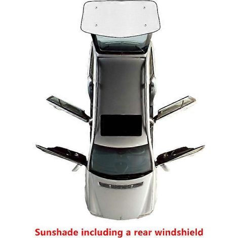 Pare-soleil intégral pour vitres arrière de Skoda Yeti 5L (2009-2017) - Protection solaire - Accessoires (1/5)