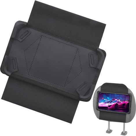 Support de tablette générique pour voiture, organisateur de tablette à fixer sur la tête de lit Support de téléphone portable de secours pour les voyages, le camping et les trajets quotidiens (1/5)