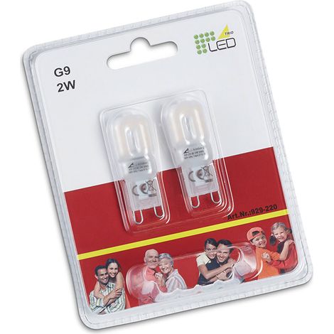 G9 LED 2Stk. Stiftsockel - 2,5 Watt, 210 Lumen, warmweiß - nicht dimmbar (1/5)