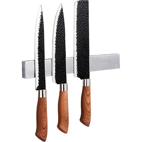 Barre Magnétique pour Couteaux de Cuisine mural acier inoxydable (1/2)