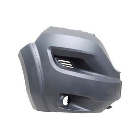 Crosse de pare-choc avant droit gris HEAVY avec trou anti-brouillard Fiat Ducato depuis 2014