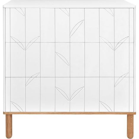 Toteme Commode enfant 90 cm avec 3 tiroirs chêne (1/4)