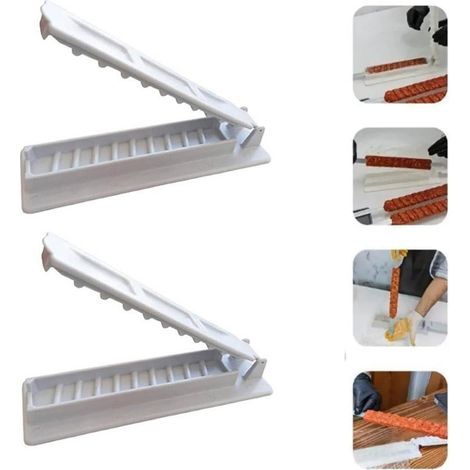rangée de rôtissoire en réutilisable préparation la viande outils barbecue 2pcs Plastique (1/5)