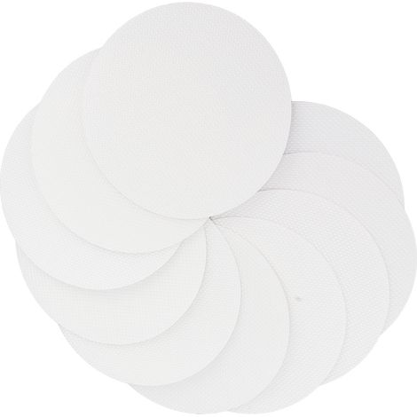Lot de 10 tapis de marche transparents antidérapants, ronds et autocollants, pour escaliers et portes de salle de bain. (1/5)