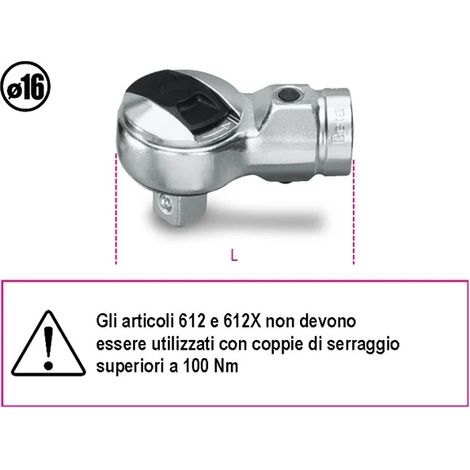 beta 612 torque bar reversible ratchet