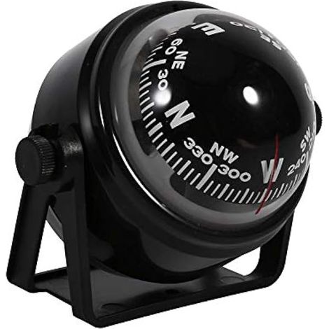 Compas de Navigation pour Bateau Support de Boussole de Voiture Direction de Tableau de Bord de Navigation Marine Etanche pour Bateau Camion Caravane (1/5)