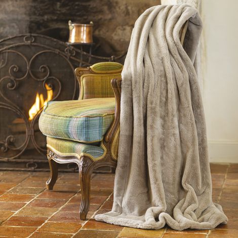 Plaid 150x200 MELLOW polyester (1/5)