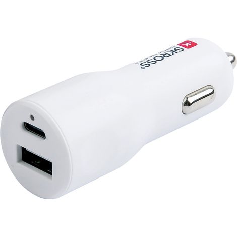 Skross Dual Car Charger 20 W PD Belastbarkeit Strom max.=3.00 A   12 V zu 5 V, 12/24 V, 24 V zu 5 V (1/5)