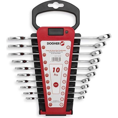 Set mit 10 Ring-Maulschlüsseln DOGHER 451-020