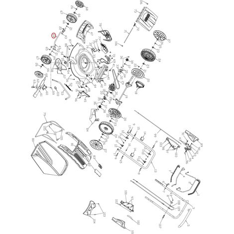 Assale ruote anteriore COMPATIBILE - 023682