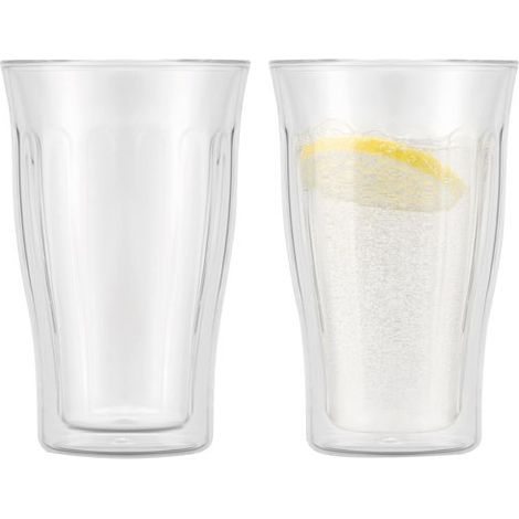 Set aus 2 Biergläsern mit Doppelwandung, 0,5 l – Bodum