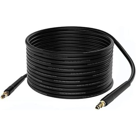 10m Tuyau Compatible avec Kärcher K2 K3 K4 K5 K7 pour Nettoyeur Haute Pression Accessoire Quick Connect Poignée Pistolet - (1/5)
