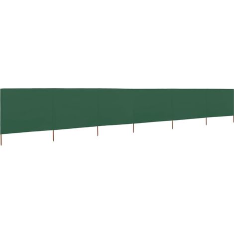 Frangivista 6 pannelli in tessuto 800 x 80 cm verde