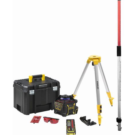 Stanley – Pack investissement niveau laser rotatif RL600 – Plage d'utilisation 60m – Précision +/-2mm @30m – IP54 – FMHT772221 (1/7)
