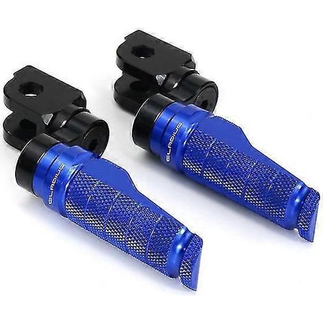 Verstellbare Motorrad-Fußrasten vorne, passend für Suzuki SV650 (2016–2022), SV650X (2018–2022), SFV650 Gladius (2009–2015) und Katana – Blaues Gladius-Logo (1/5)