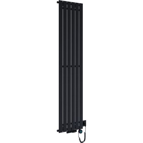 Radiateur décoratif  LUXRAD Solis 1800 x 445 mm noir mat  p. ZDC/P 600W (1/3)