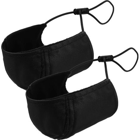 Lot de 2 protège-talons pour chaussures de conduite, résistants à l'usure, pour pédales de frein et d'accélérateur (noir)-8X8CM-Black