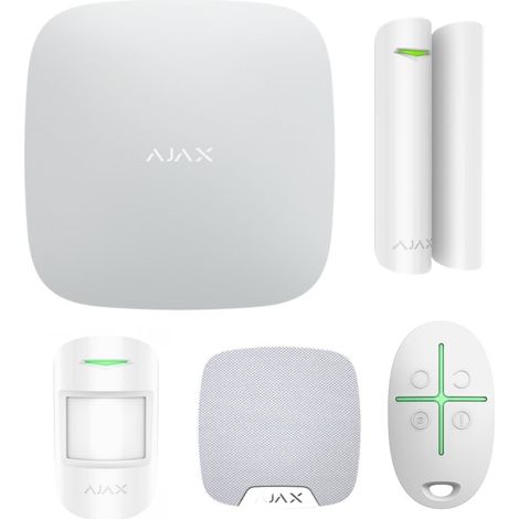 Alarme sans fil AJAX Starterkit – Sirène intérieure 105dB – Détecteur de mouvement 12m – Application mobile pour configuration rapide (1/5)