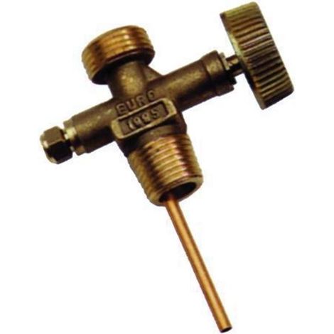 RUBINETTO PER BOMBOLE GAS DA 1 / 2 / 3 5 KG RICAMBIO IN OTTONE DF 206240 (1/2)