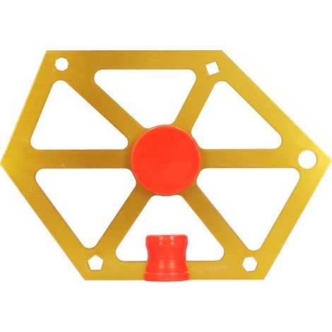 Équerre magnétique hexagonale en aluminium pour scie circulaire, réglage de coupe, outillage de menuiserie, précision professionnelle (1/5)