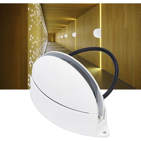 Applique murale extérieure LED pour la maison, éclairage à 180 degrés, lampe de rebord de fenêtre, lampe de couloir, applique murale extérieure, lampe linéaire décorative de chevet pour salon, lumière (1/5)