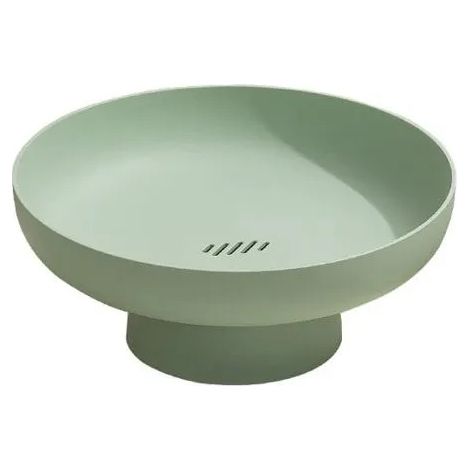 Bol à fruits pour comptoir de cuisine, paniers de cuisine suspendus, base surélevée, plateau à collation de style moderne pour la m (1/4)