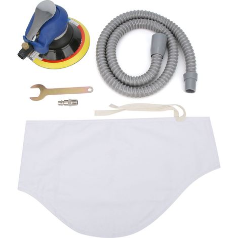 Ponceuse pneumatique 150mm 6 pouces avec raccord d'entrée 1/4 pouce UE pour polissage (1/5)