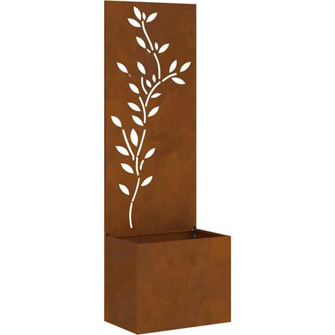 Écran de confidentialité de jardin Floral Rouillé 50 x 140 cm CFW906735 (1/5)