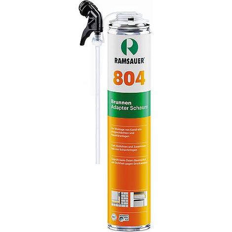 Mousse de montage polyuréthane pour les puits 804/814 classe de feu B3 Autriche/Suisse contenu 750ml