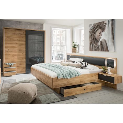 Mömax Schwebetürenschrank Eichefarben ca. 270x210x65cm