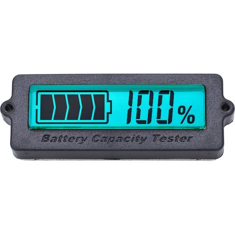 Testeur de batterie 48V, voltmètre ampèremètre étanche, moniteur de capacité et de tension, indicateur de charge pour véhicule électrique, sécurité renforcée (1/5)