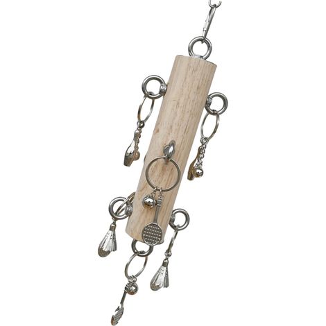 Jouet pour cage à oiseaux, jouet à mâcher, puzzle à détacher, jouet à tirer amusant, jouet de dentition, jouet à ronger pour oiseaux (1/5)