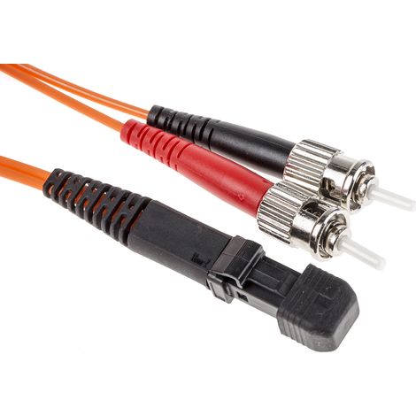 Câble fibre optique RS PRO 2m Avec connecteur / ST, OM2 Multi-mode ( Prix pour 1 )