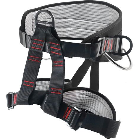 UIAA- und CE-zertifizierter Klettergurt, Klettergurt, Bergsteiger-Klettergurt, Halbgurt zum Abseilen, Baumklettern, Feuerwehr- und Baumpfleger