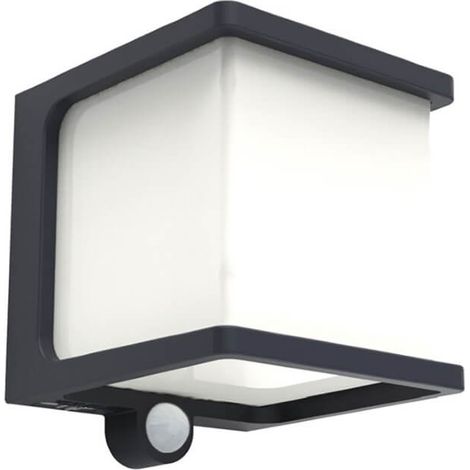Applique extérieure solaire LED 8W détecteur anthracite Lutec (1/3)