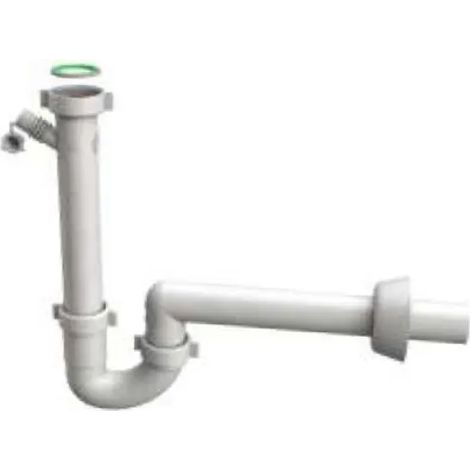 Sifone per lavello a tubo "magnum" c/att. elettrodomestico 1"1/2