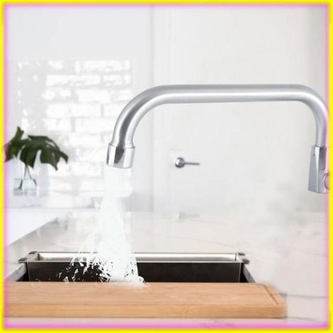 keenso robinet d'eau de cuisine Robinet d'eau froide pour évier de cuisine de outillage robinetterie Tréfilage en alliage 25cm (1/5)