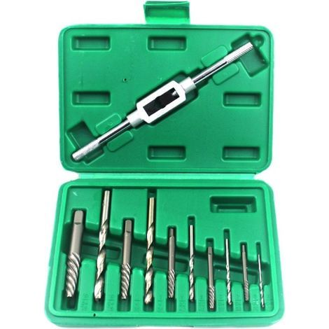 SJLERST 11Pcs Extracteurs de Vis Endommagées Boulons Cassés avec Boîte de Rangement (1/5)