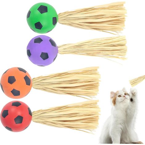 Jouet de Chat interactif - Jouet à Balle Chat - 4 pièces balles gonflables (1/5)
