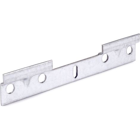 Plétine double pour modules hauts, acier (1/4)