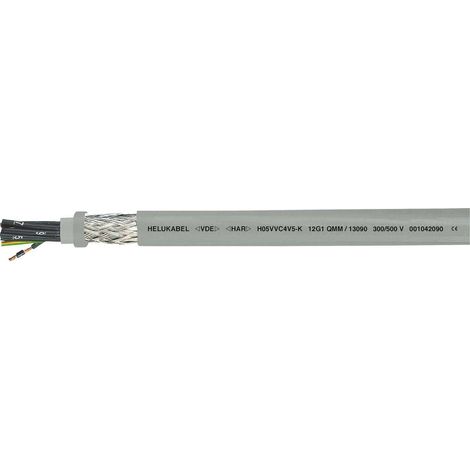 HELU H05VVC4V5-K (NYSLYCYÖ-JZ) Câble de commande 4 G 2.50 mm² gris 13110 100 m