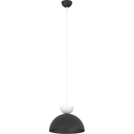 Lampada a sospensione moderna nero/bianco cupola GX53 12W Emibig (1/5)