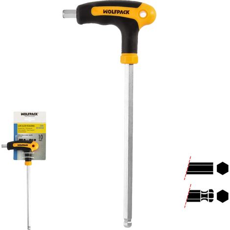 Chiave A Brugola Con Impugnatura A Sfera Forma T 10.0 mm. con appendiabiti (1/4)