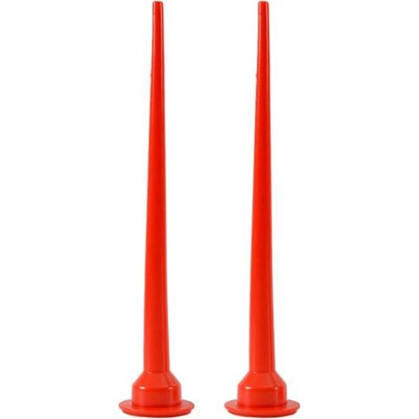30cm silicone nozzle + 2 conical plastic nozzles + red caulking applicator for watertight joints